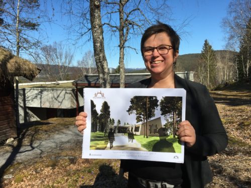 Birgitta Fossum, saemien sijte, nye skisser, samisk museum, arkitekttegninger